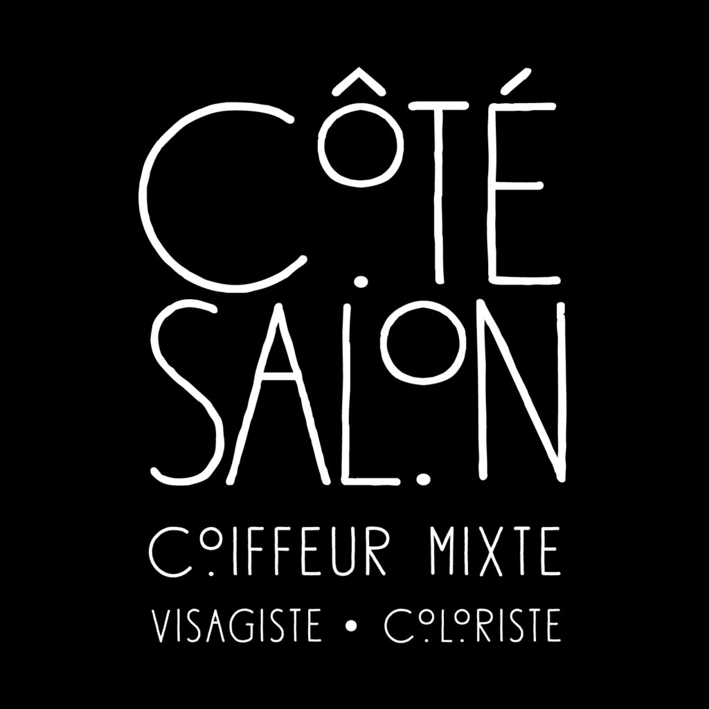 Logo noir Côté Salon